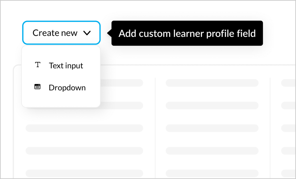 Custom Learner Profile Fields