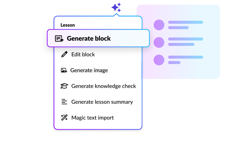 AI Generate Block UI