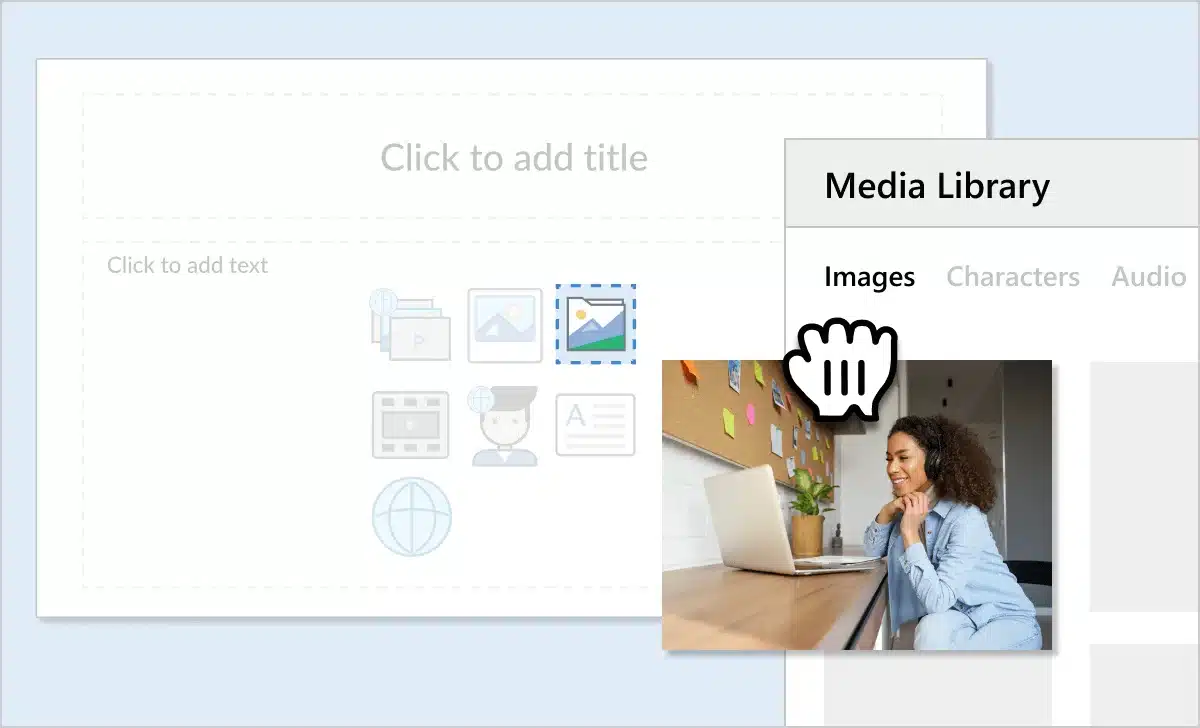 Add Media Library Images to Slide and Feedback Layouts